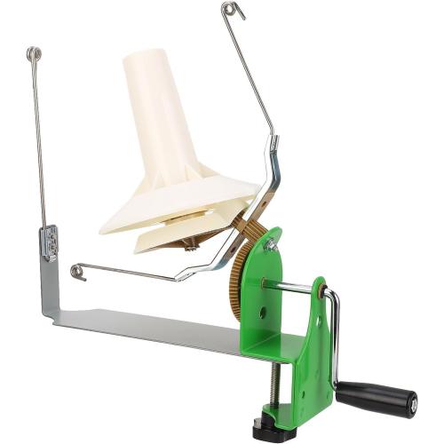Manual Yarn Winder, Hand Crank Yarn Ball Winder with Improved Stability Spinner Manual Yarn Winder for Yarn Shops Craft Studios Fiber Arts Wool Knitting