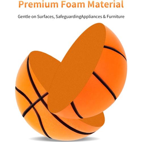 Silent Basketball, 2026 New Silent Basketball, Silent Basketballs Dribbling Indoor, No Noise Basketballs for Various Indoor Activities