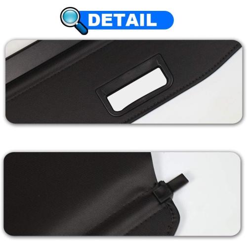 Cargo Cover for Jeep Cherokee Accessories 2019 2020 2021 2022 2023 Rear Trunk Shade Cover(Not fit for Grand Cherokee)