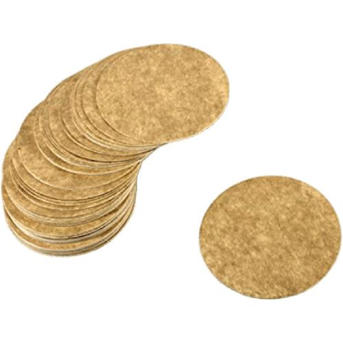 eSplanade Disposable Coaster - Made of Paper (Set of 100) - Use and Throw Reversible Coasters - Perfect for Bar, Hotel, Restaurant Purpose & Parties (Brown Round)