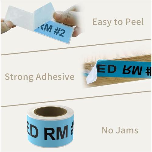 Moving Labels for Boxes –  (60 Labels/Roll) Color-Coded Moving Stickers Includes Fragile, Heavy & Blank Labels High-Visibility Packing Labels for Home, Apartment & Office Moves