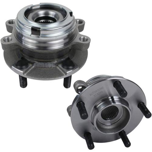 Autoround 513294 [2-Pack] Front Wheel Bearing and Hub Assembly Compatible with Nissan Altima 2007 2008 2009 2010 2011 2012 2.5L 5Lugs w/ABS