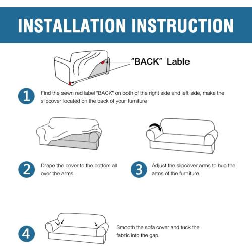 H.VERSAILTEX Stretch Velvet Sofa Covers for 3 Cushion Couch Covers Sofa Slipcovers Furniture Protector Soft with Non Slip Elastic Bottom, Crafted from Thick Comfy Rich Velour (Sofa 72'-90', Deep Teal)