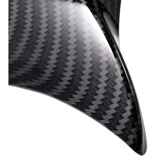 Astra Depot 2X Door Wing Rearview Side Mirror Cover Cap Compatible with 2011-2013 BMW F10 5-Series Sedan Pre-LCI (Carbon Fiber)