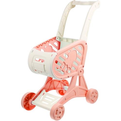 Vaguelly Mini Shopping Trolley for Boys and Girls Boy Girl Shopping Cart Model Fun Desktop Organizer and Play Toy for Imaginative Play and Room Decoration Sturdy Design