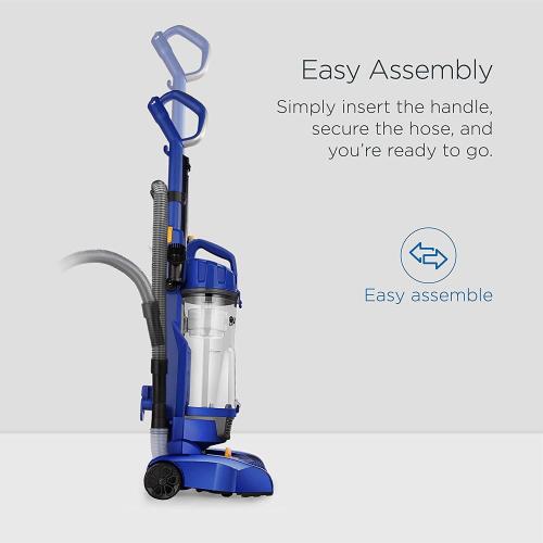 eureka NEU182A PowerSpeed Bagless Upright Vacuum Cleaner, Lite, Blue