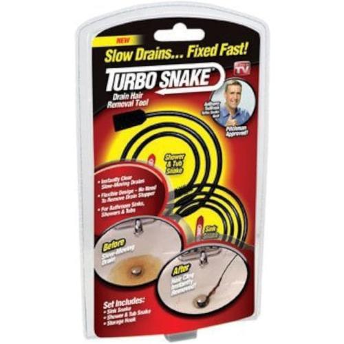 Turbo Snake Flexible Stick Drain Opener - As Seen On TV