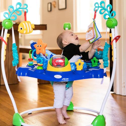 Baby Einstein Neptune's Ocean Discovery Activity Baby Jumper Activity Center, Ages 6 Months  , Max Weight 25 lbs., Unisex