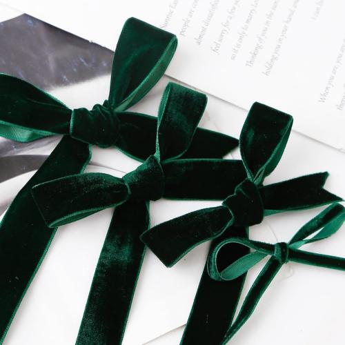 Abbaoww 25 Yards Forest Green Velvet Ribbon 1 Inch Wide Single Face Velvet Ribbon for Christmas Wreath Decoration Gift Wrapping DIY Project Bow Making