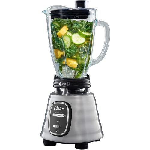 Classic blender Oster reversible chrome glass jar