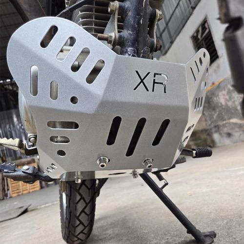 Compatible for Honda XR150 XR150L Steel Engine Frame Protector Skid Plate (Silver)
