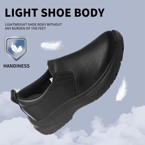 Non Slip Shoes for Women Food Service Black for Restaurant Crews Working Hospitals Comfortable and Wear-Resistant 10.5