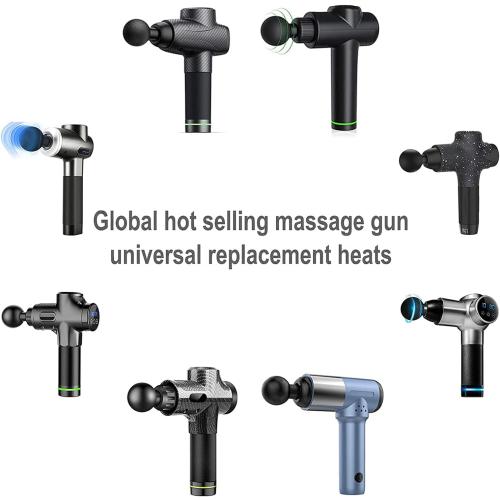 Massage Gun Heads for Hypervolt Go, Replaceable Massager Gun Attachment 8 Different Muscle Massager Heads Deep Tissue Percussion Plug and Play Salon Tools Home Pain Relief New Upgrade Massage Head