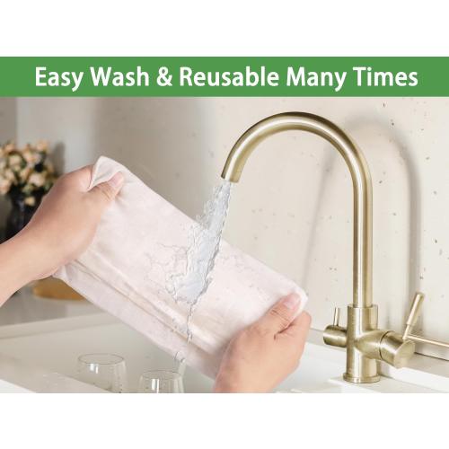 Organic Cheese Cloths, GOTS Certified, Grade 100, 36x36Inch, Reusable Cheese Cloth with Closed Edges Fabric Fine Mesh Cloth, Unbleached Cotton Muslin Cheesecloth for Straining,Cooking,Crafts - 9 Sq.Ft