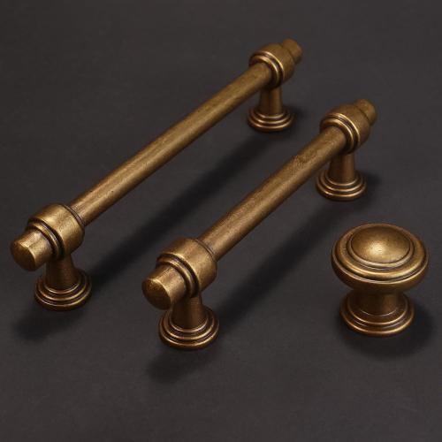 10 Pack 5 inch(128mm) Antique Brass Kitchen Cabinet Handles Cabinet Pulls Vintage Drawer Pulls Aged Gold Bronze Hardware Kitchen Handles