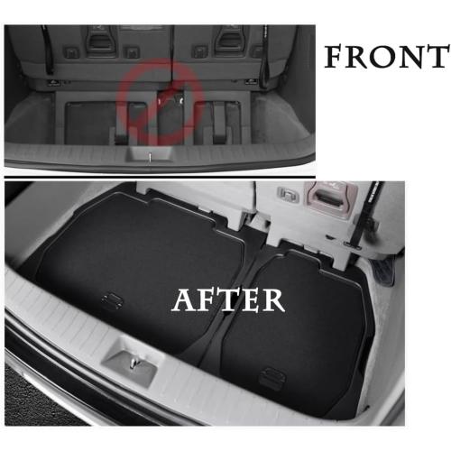 For 2024 Kia Carnival Trunk storage box，for Kia Carnival 2022 2023 2024 Trunk Cargo Organizer Insert Rear Storage -Portable with Lid storage Tray，New Kia Carnival Trunk Small Items Organizer