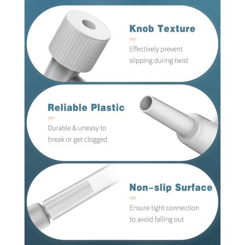 Pawfly Aquarium Air Control Valves Single Way Plastic Air Regulators for Aquarium Air Pump Fish Tank Air Flow Control Valves for 3/16 ID Airline Tubing Adjustable Hose Connectors, 20 Pack