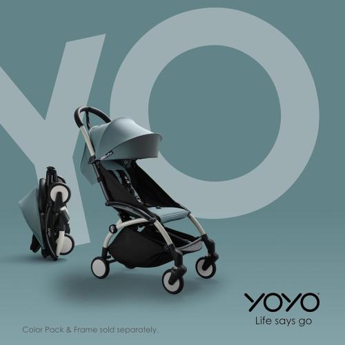 BABYZEN YOYO Parasol, Stone - UPF 50  Protection - Compatible with the 0  Newborn Pack, Bassinet, Car Seat