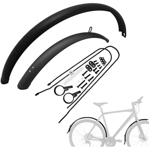 Bike Fenders Full Bike Mudguard Set 26 x 1.95/2.0/2.1 for Mountain Bike Front and Rear Mudguards（26''×60MM）