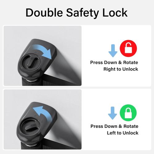 probebi Retractable Baby, Child & Dog Gates for Stairs, Extends to 54 Wide 34 Tall, Use for Outdoor, Indoor, Hallways, Doorways, Deck, Porch, Black