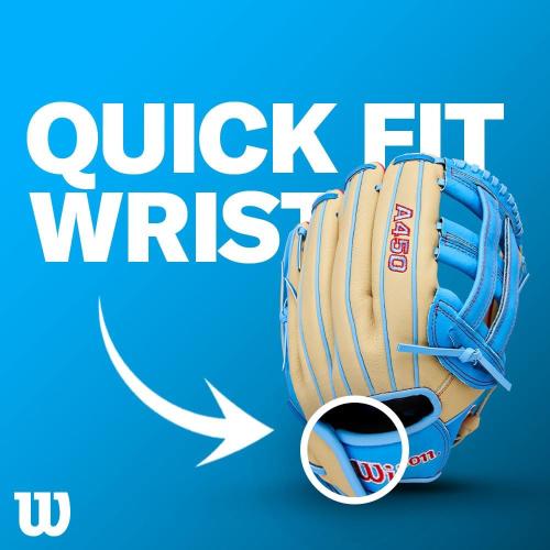 Wilson | A450 | Adult   Youth Baseball Glove   Mitt | Sizes 10.75 - 12 | Right   Left Hand Throw | Multiple Styles