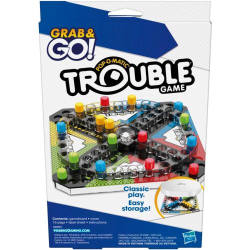 Hasbro B1003 Pop-O-Matic Trouble Grab and Go Game