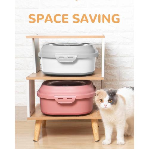 30-35 Lbs Dog Food Storage Container Collapsible Dog Food Container with Airtight Lids, Wheels, Scoop and 2pcs Food Storage Containers, Large Pet food storage for Dog, Cat