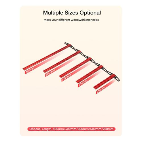 Alloy Scriber Precision Woodworking Tool T-Type Square Line Ruler Scribe (500 MM)