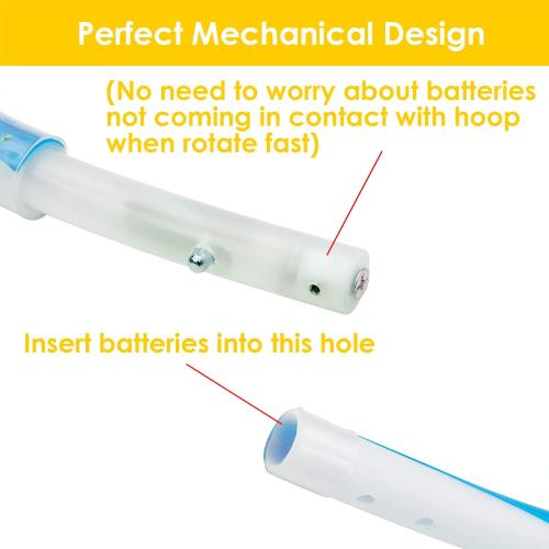 LED Hoop Dance Exercise Light Up Hoop for Kids Adults Children, 36in24inFitness Equipment Weight Loss Auto Color Changing Strobe Glow Light, Hooper Hoop(2*AA Batteries are Needed. Not Included)