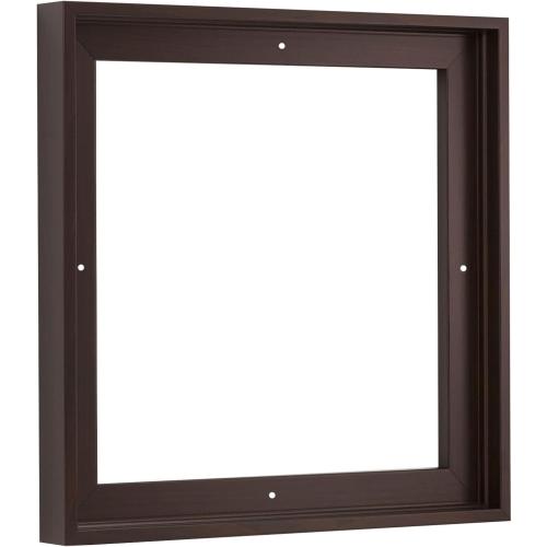 Pixy Canvas Floater Frame 8x8 for 3/4 (0.75) inch Deep Canvas Paintings/Canvas Prints/Wood Canvas Panels/Wall Art/Wall Decor/Home Decor/Artwork (Dark Walnut, 8 x 8 inch, Square)