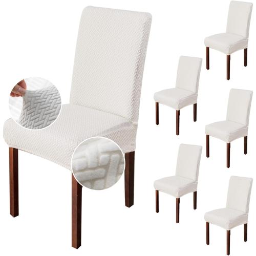 Genina Stretch Chair Covers for Dining Room Kitchen Parsons Set of 6