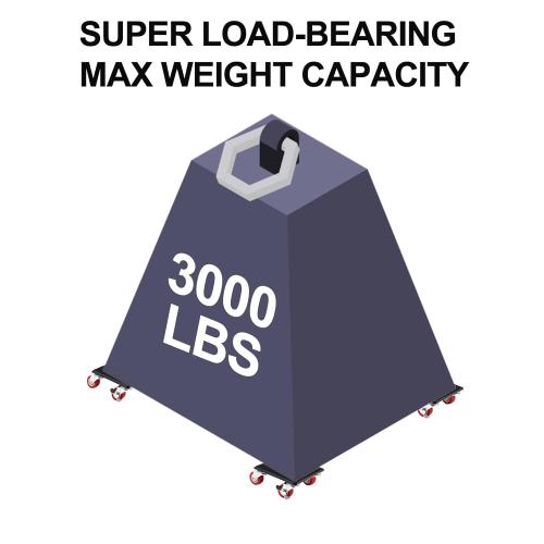 OCGIG 4 Packs Furniture Mover with Wheels, Heavy Duty Furniture Moving Dolly, Furniture Moving Sliders Lifters Tool Set for Refrigerator, Sofa, Cabinet, Maximum Load 1600LBS