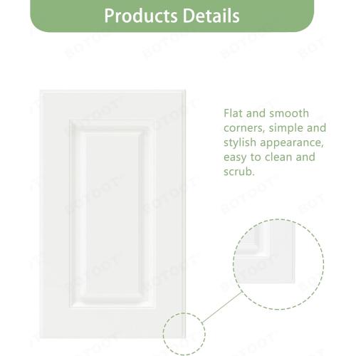 Built-in Cabinet Doors - Cabinet Replacement Doors for Kitchen, Living Room, Bedroom, Bathroom - 22.5 Inch High (White, 13.25 Inch Wide)