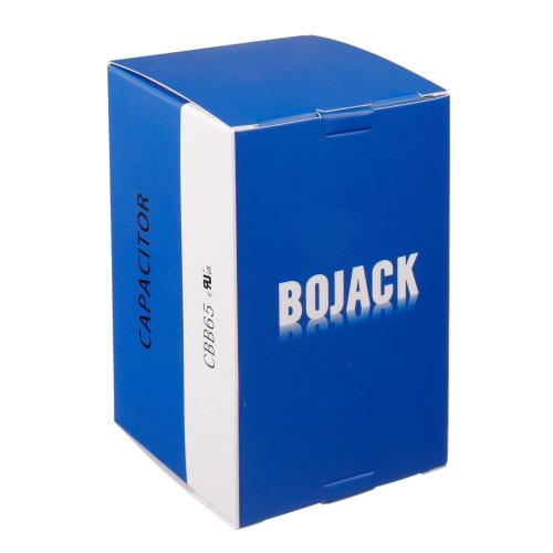 BOJACK 45 7.5 uF 45/7.5 MFD ±6% 370/440 V AC CBB65 Dual Run Circular Start Capacitor for AC Motor Run or Fan Start or Condenser Straight Cool or Heat Pump Air Conditioner
