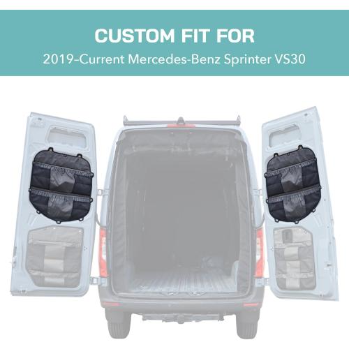 Rear Door Storage Bags (Pair) for Mercedes-Benz Sprinter VS30 2019-2026, Rear Door Storage Panels, Lightweight Design, Middle