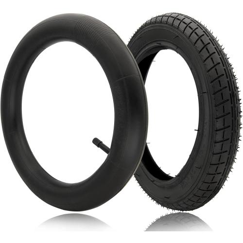 12 1/2 x2 1/4 Tire and Tube Set, 12.5 x 2.25 Bike Tire Compatible for Razor Pocket Mod Dirt Bike Currie Schwinn GT IZIP eZip MX125 Dirt Rocket, Replacement Kids Bike Tires 12.5 x 2.25