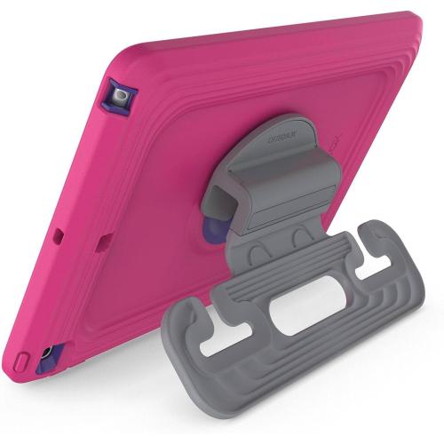OtterBox Made for Kids Case for iPad 7th, 8th & 9th Gen (10.2 Display - 2019, 2020 & 2021 Version) with Kickstand & Car Headrest Mount Holder - (Empowered Pink)