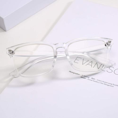 2 Pack Pro Acme Non-prescription Glasses Clear Frame Glasses for Women Men