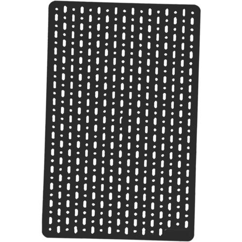 Pegboard Organizer for Wall Display in Nursery, Garage, And Study Room, Black