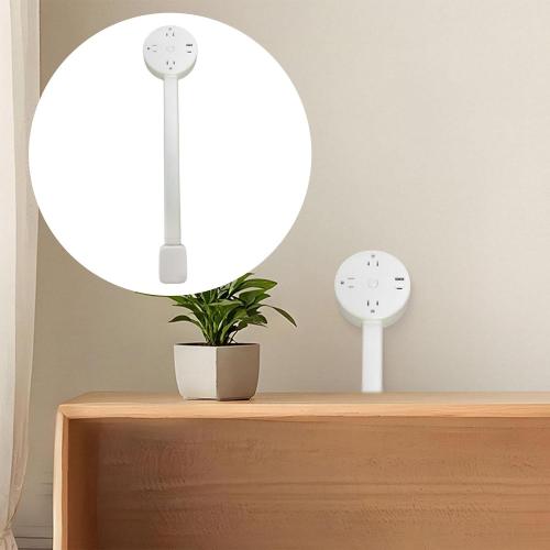 Multiple Plug Expander electrical outlet extend with adjustable length multi plug outlet extend and USB A USB crafted from quality pp