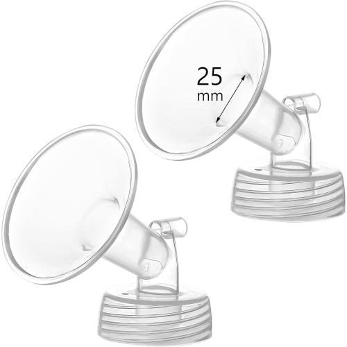 25mm Flange Compatible with Spectra S1 S2 9 Plus Synergy Gold Breastpump Replacement to Spectra Pump Parts and Flange; Not Original; Replaces Shield