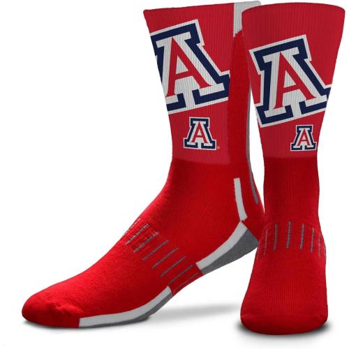 Size MD For Bare Feet NCAA Adult State and University Crew Socks - Polyester blend - Unisex - High-performance socks provide