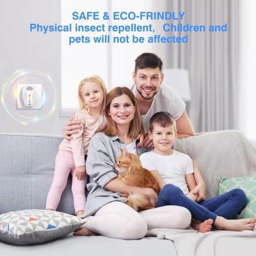 2024 Upgraded Ultrasonic Repeller & Insect Indoor Repeller,Ultrasonic and Repellent for Roach,Rodent,Mouse,Bugs,Mosquito,Mice,Spider,Ant,3 Mode Switching,6 Packs