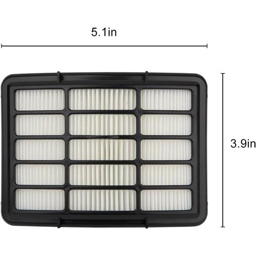 2   4 Pack Vacuum Filters Replacement Compatible for Shark Navigator Lift-Away NV350, NV351, NV352, NV355, NV356E, NV357, NV360, NV370, NV391, UV440, UV490, UV540,Replacement XFF350 XHF350