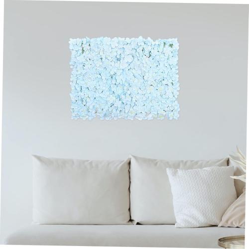 Artificial Flower Wall Decor for Weddings Hydrangea Flower Backdrop Wall for Events Beautiful Floral Ornament for Party Anniversary Decoration -11PC