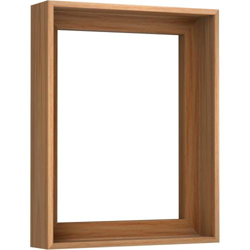 Canvas Floater Frame for Finished Canvas Art, 1.25 Deep Floating Shadow Gap Design, Modern Wall Decor for Home & Office, Gallery Style Display, Hardware Included (Light Brown, 20x30)