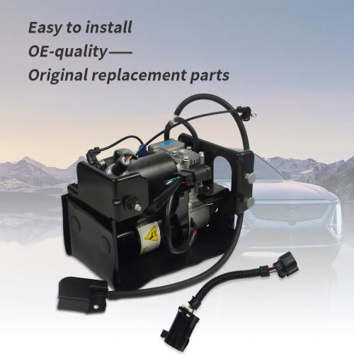 Air Ride Suspension Compressor Pump Compatible with Chevy Avalanche Suburban Tahoe Cadillac Escalade GMC Yukon XL 2001-2013 15254590 19299545 949-099 949-001