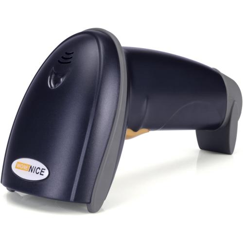 WoneNice USB Laser Barcode Scanner Wired Handheld Bar Code Scanner Reader Black