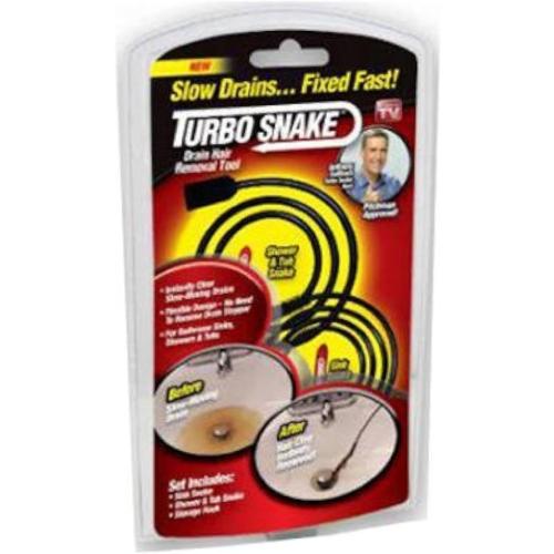 Turbo Snake Flexible Stick Drain Opener - As Seen On TV