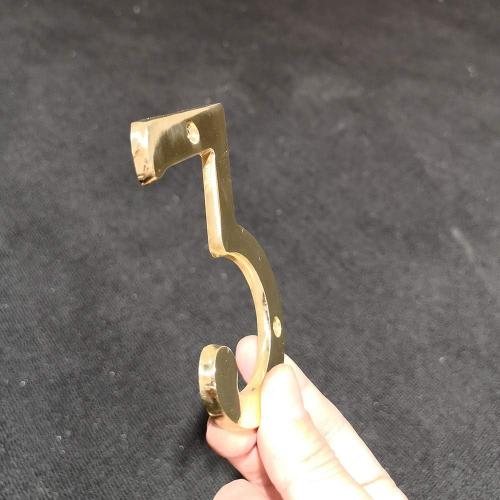 4 Inch Premium Bright Solid Brass Door House Numbers and Street Address Plaques Numbers for Residence and Mailbox Signs.